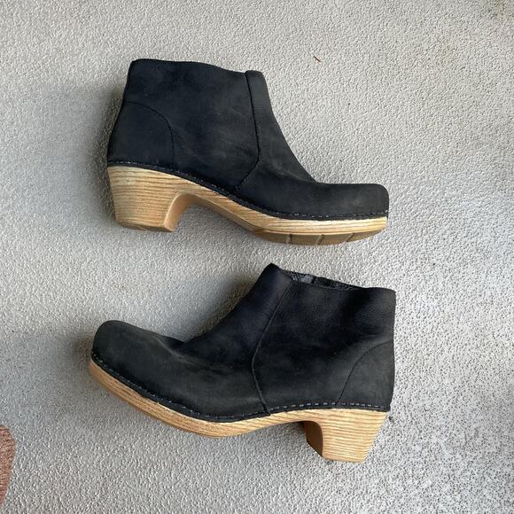 Dansko Maria Black Nubuck Boots EU 39 - Picture 3 of 6